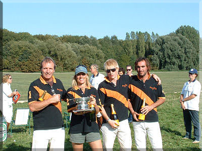 Polo image 7 - the trophy again, together with Champagne and smiles!